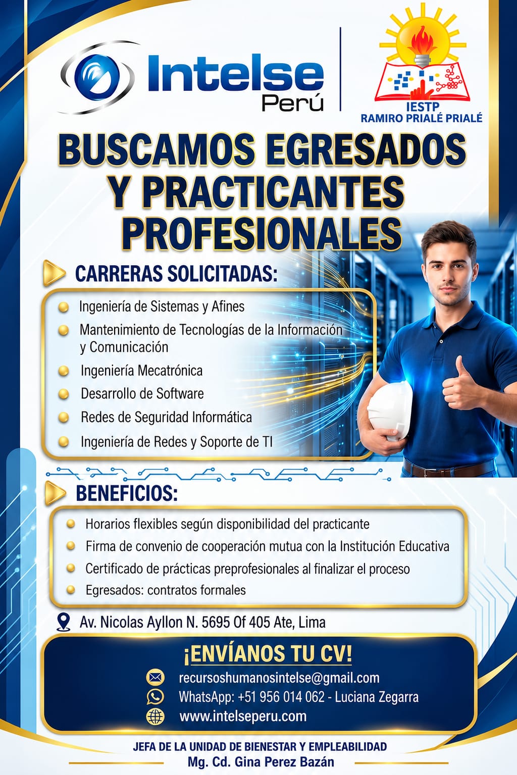 Oferta laboral Egresados y practicantes de ARC